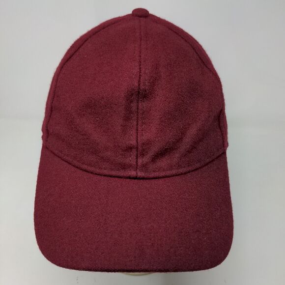 H&M Men's Fitted Hat Red Size L/58 Wool Polyester Blend Blank - Picture 3 of 9